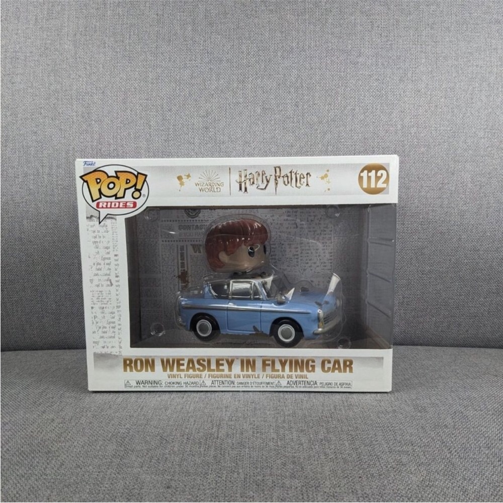 Funko pop , Pop rides Ron Weasley In Flying Car in box unopened